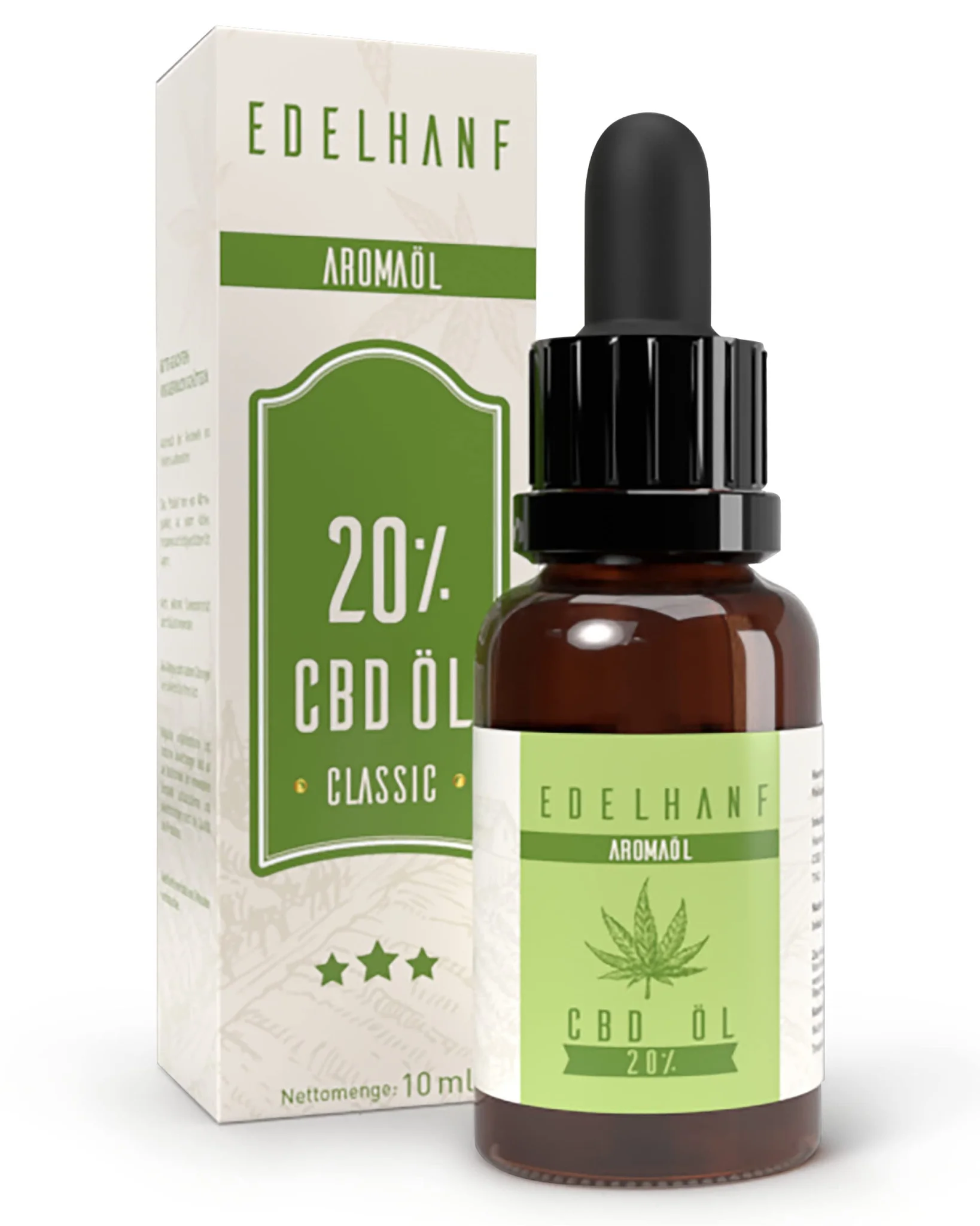 Edelhanf CBD Öl 20 % – 10 ml Vollspektrum
