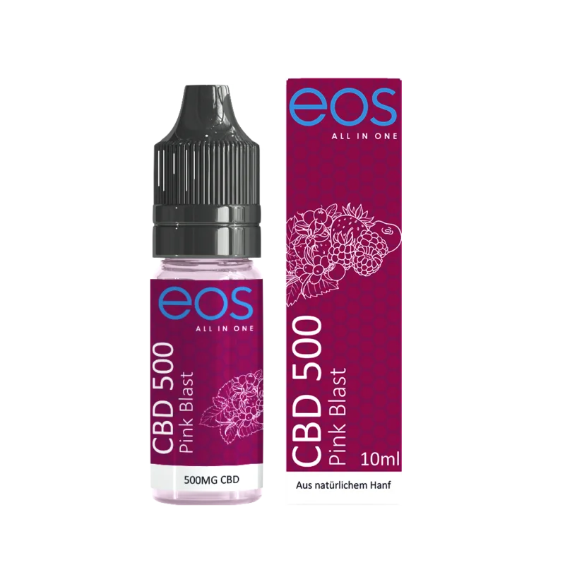 eos Pink Blast CBD Liquid 500 mg – 10 ml