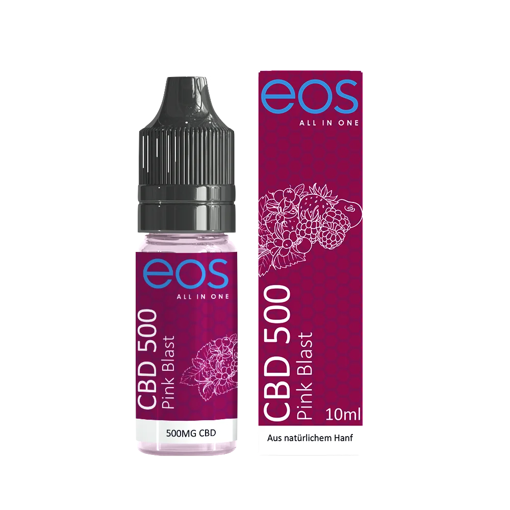 eos Pink Blast CBD Liquid 500 mg – 10 ml