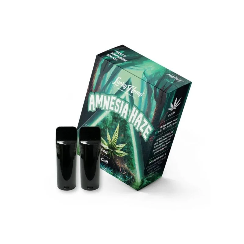 Lucky Hemp CBD Pods Amnesia – 2 × 2 ml