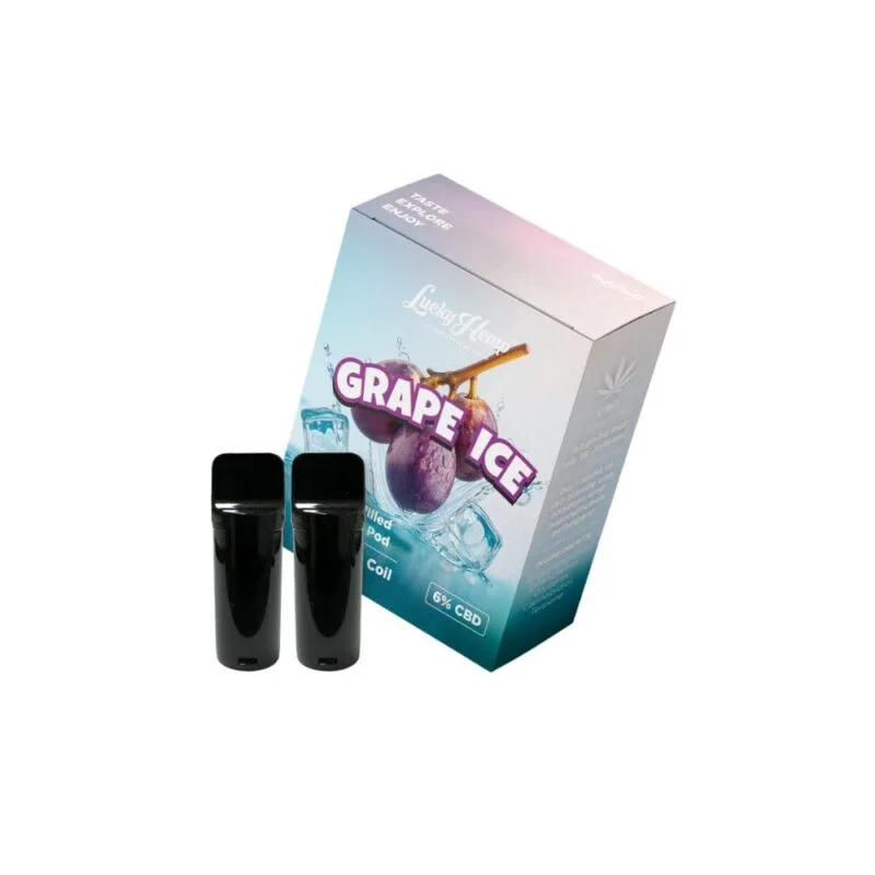 Lucky Hemp CBD Pods Grape Ice – 2 × 2 ml