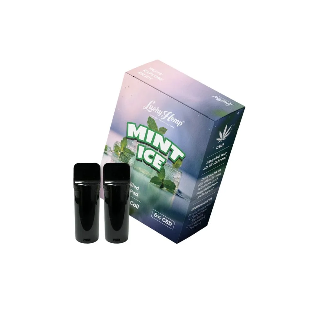 Lucky Hemp CBD Pods Mint Ice – 2 × 2 ml
