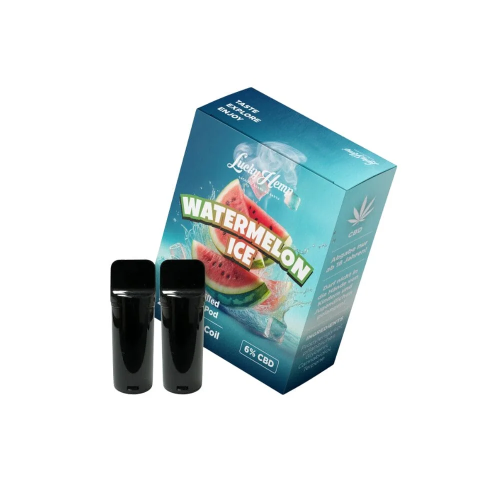 Lucky Hemp CBD Pods Watermelon Ice – 2 × 2 ml