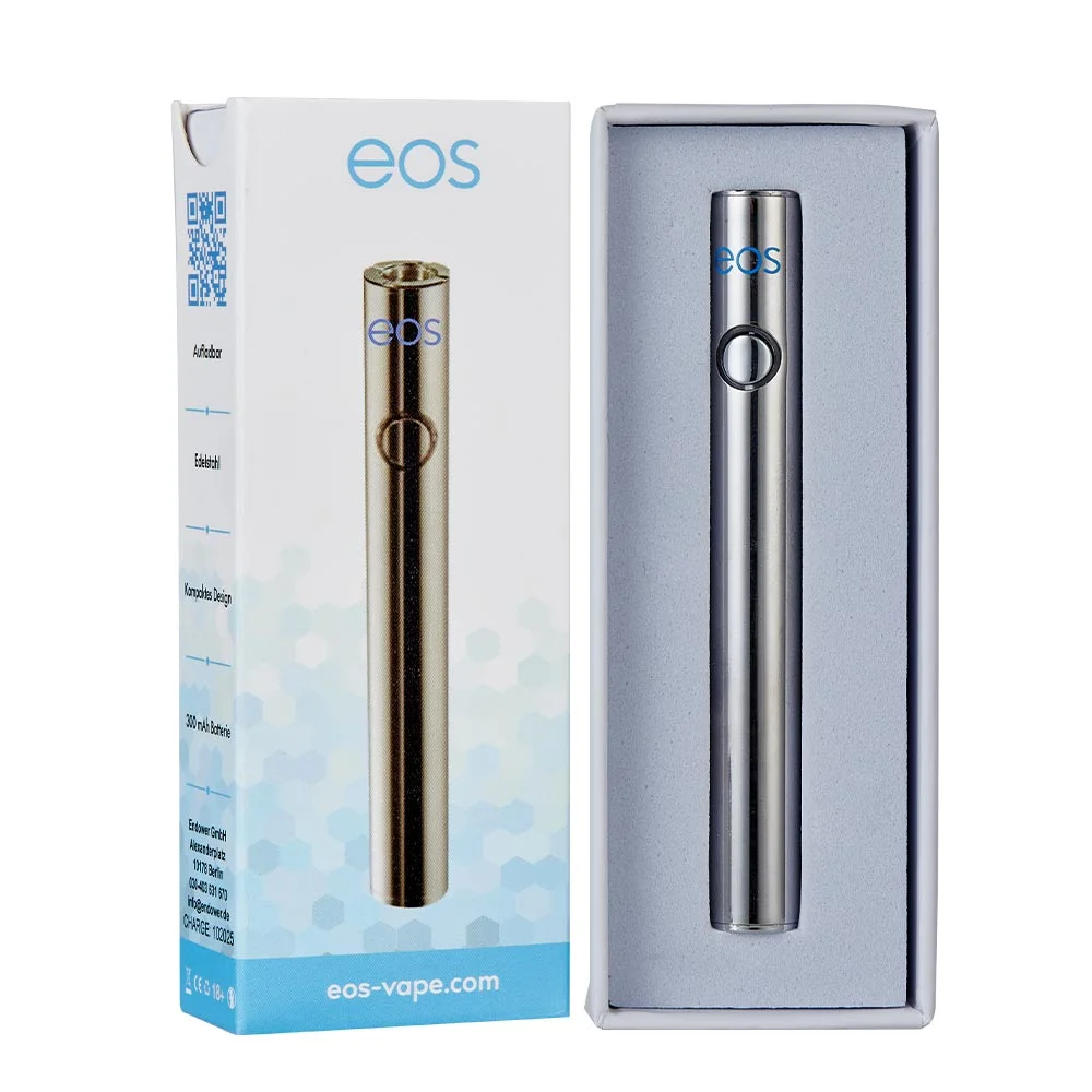 eos Vape Pen Akku 300 mAh – 510-Gewinde, Chrom