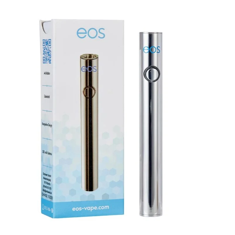 eos Vape Pen Akku 300 mAh – 510-Gewinde, Chrom – Ansicht 2