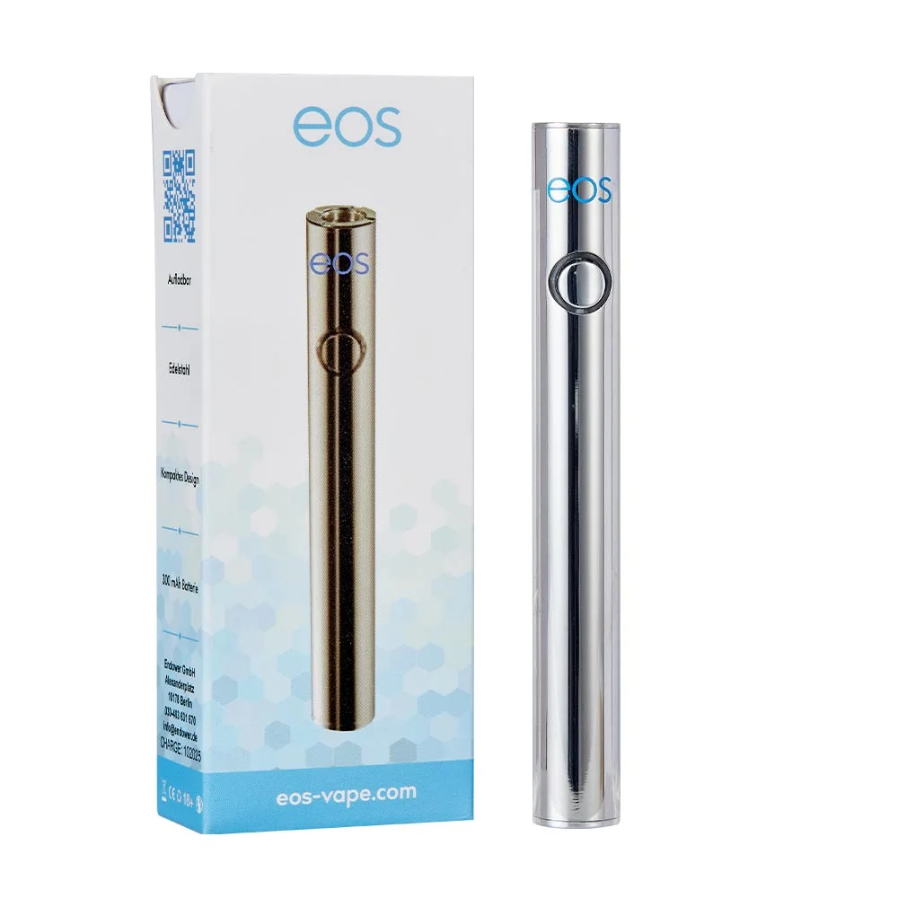 eos Vape Pen Akku 300 mAh – 510-Gewinde, Chrom – Ansicht 2