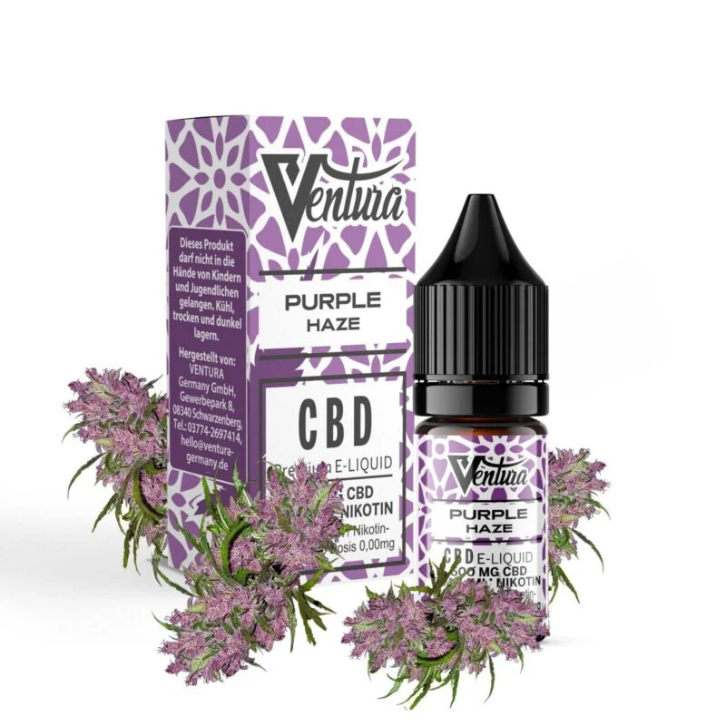 Ventura CBD Liquid Purple Haze 600 mg – 10 ml