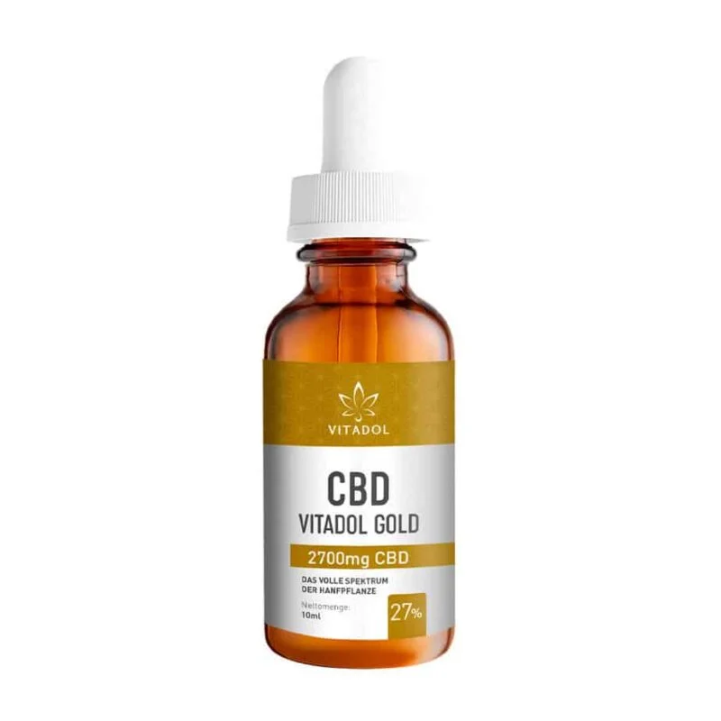 Vitadol Gold CBD Öl 27 % – 10 ml, mild – Ansicht 2