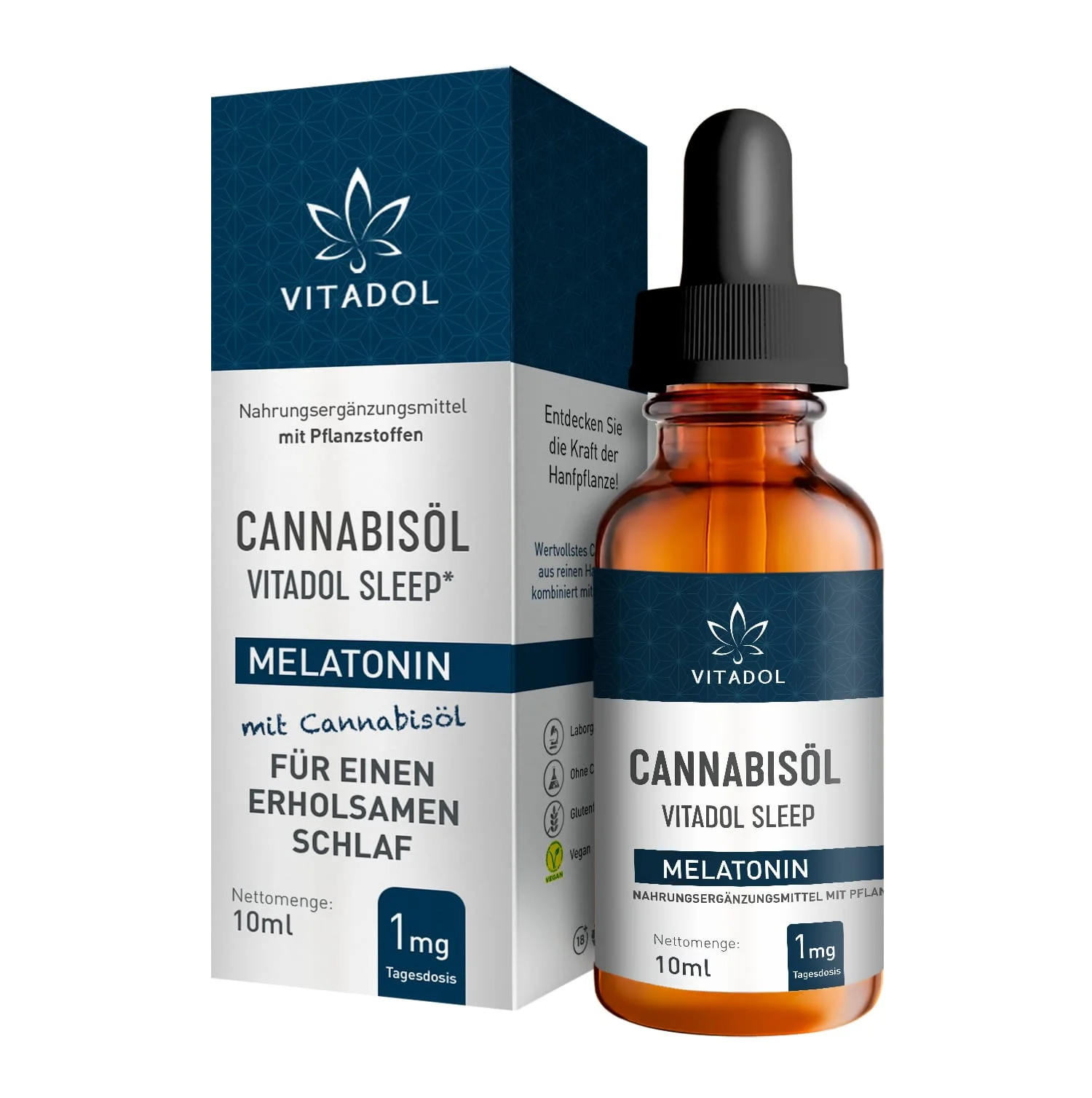 Vitadol Sleep Hanfsamenöl mit Melatonin
