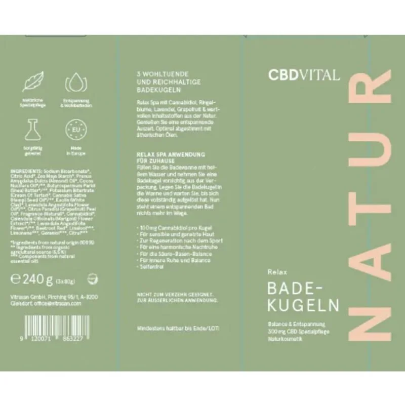 CBD Vital Badekugeln Relax Spa – 3er-Set – Ansicht 3