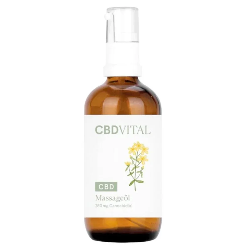 CBD Vital Massageöl 250 mg CBD – 100 ml