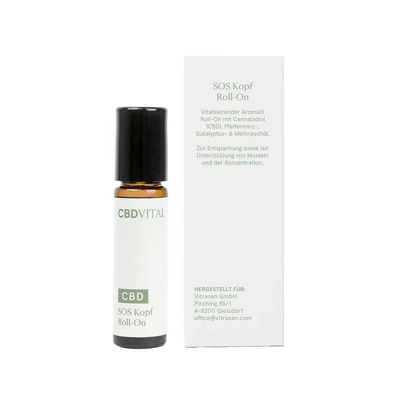 CBD Vital SOS Roll-On mit Pfefferminze & Eukalyptus – 10 ml – Ansicht 3
