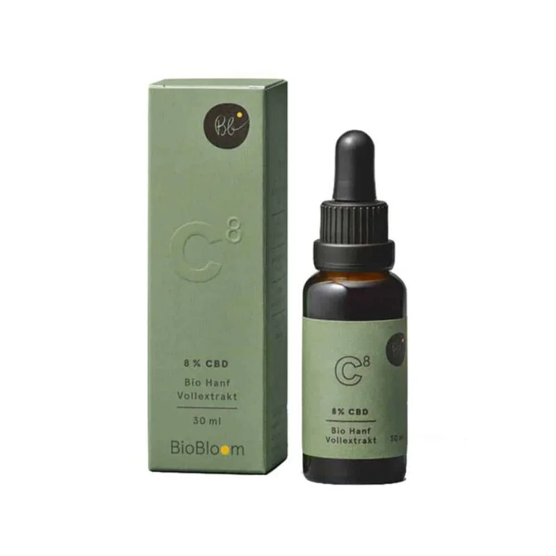 BioBloom Bio CBD Öl 8 % – 10 ml Vollspektrum
