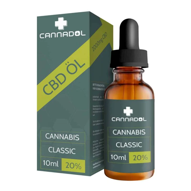 Cannadol Classic CBD Öl 20 % – 10 ml Vollspektrum