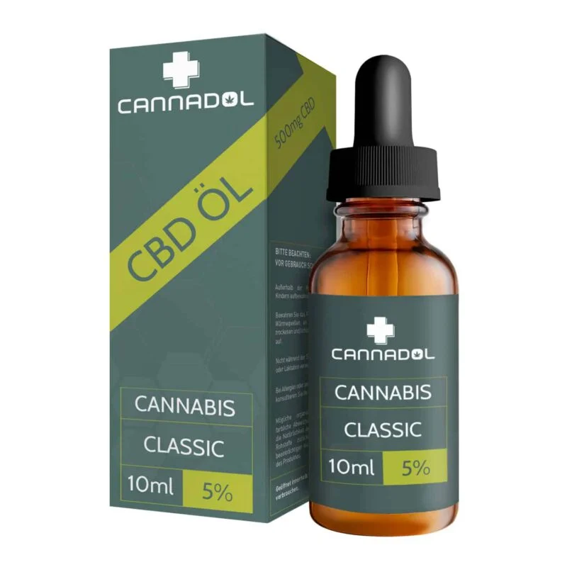 Cannadol Classic CBD Öl 5 % – 10 ml Vollspektrum