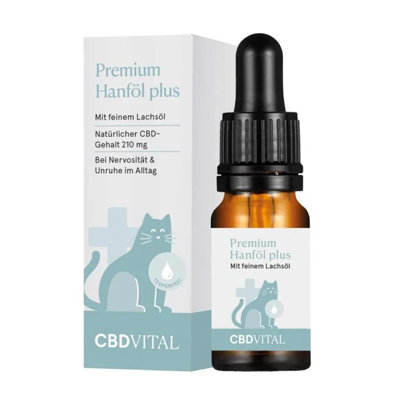 CBD Vital Hanföl für Katzen 2,1 % – 20 ml
