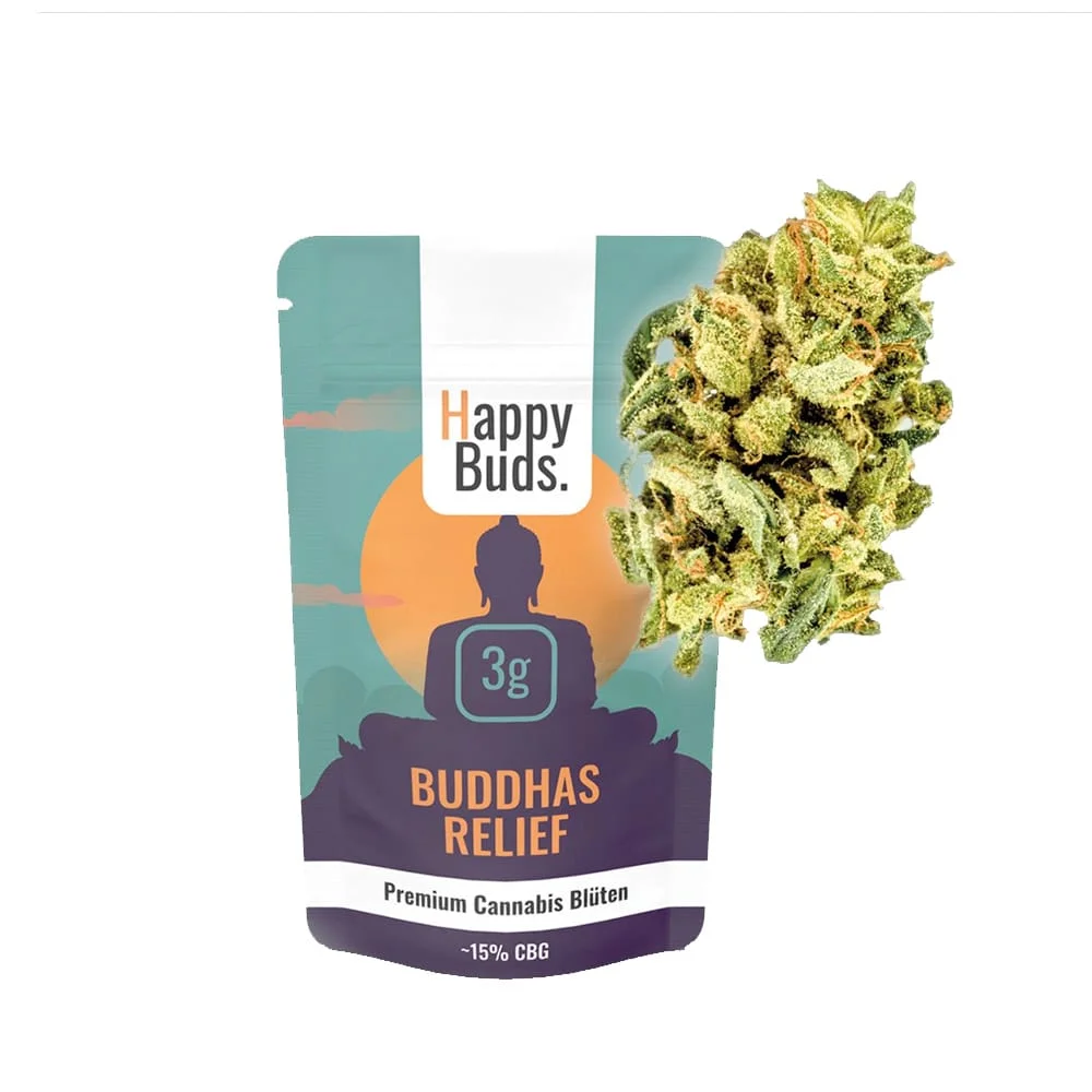 Happy Buds Buddha's Relief CBG Blüten – 3 g