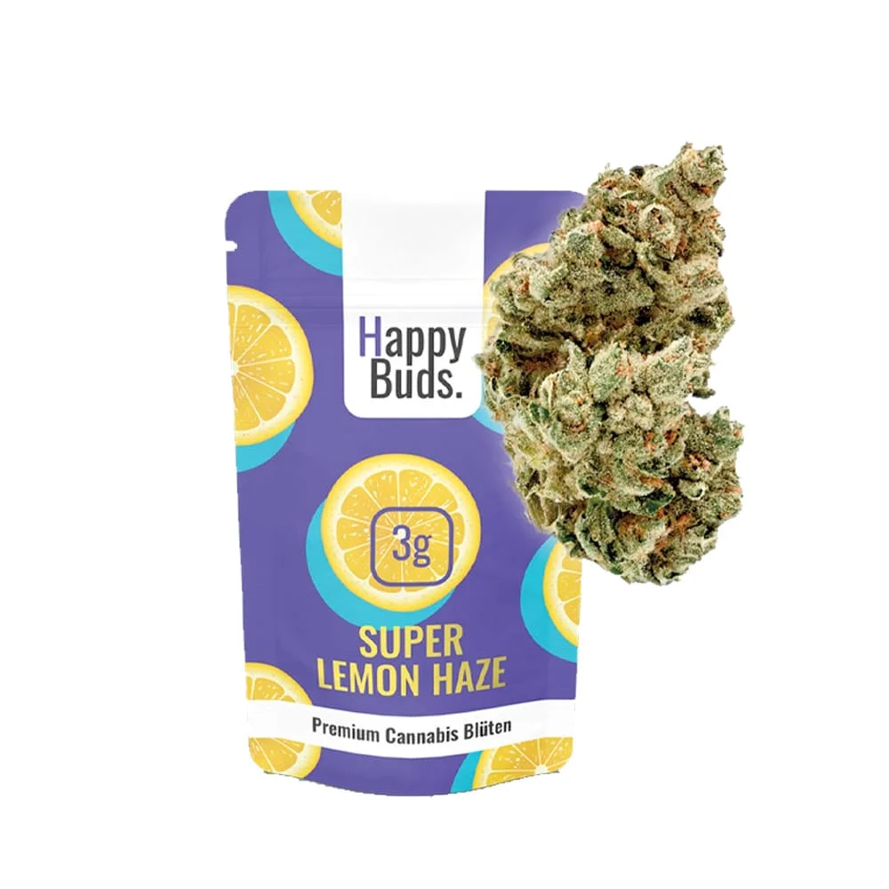Happy Buds Super Lemon Haze CBD Blüten – 3 g