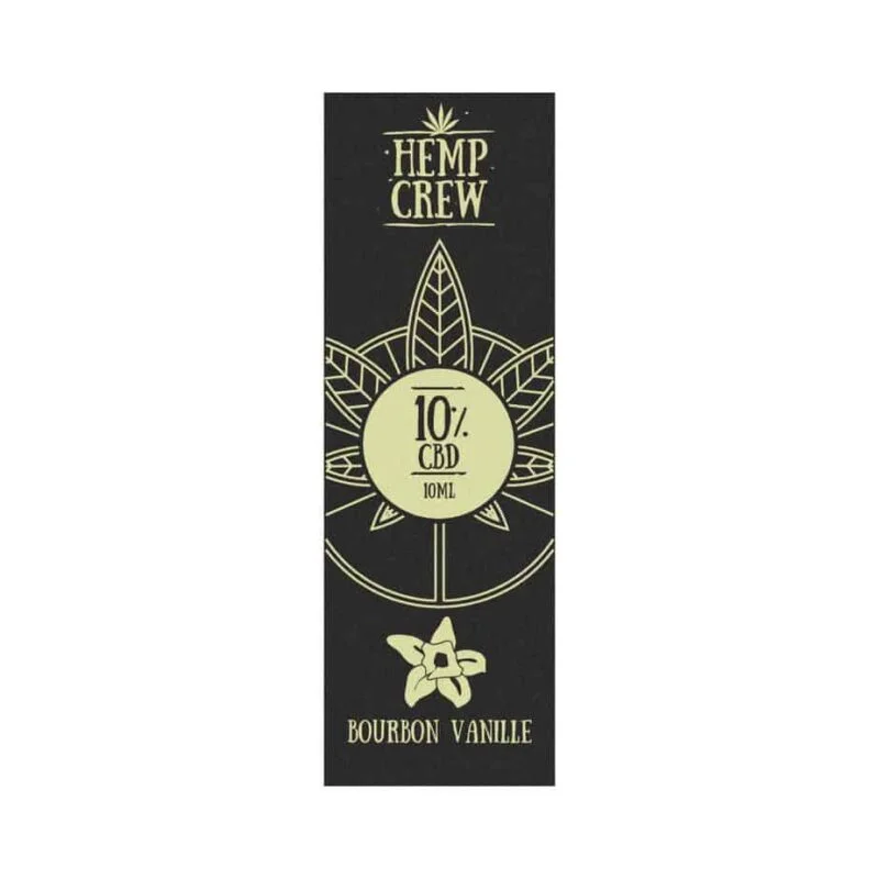 Hemp Crew Bourbon Vanille CBD Öl 5 % – Vollspektrum