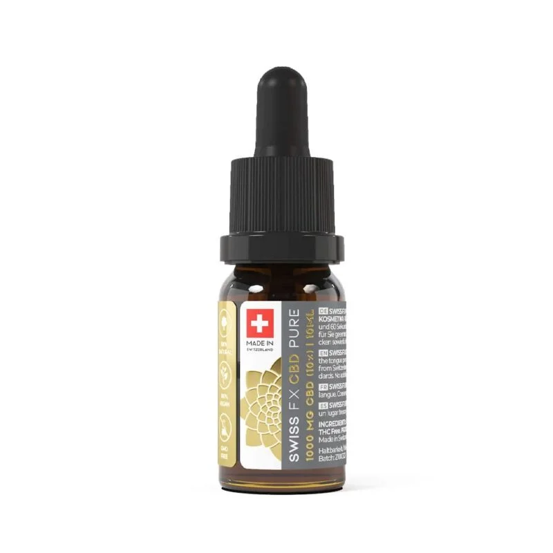 Swiss FX PURE CBD Öl 10 % – THC-frei, Isolat