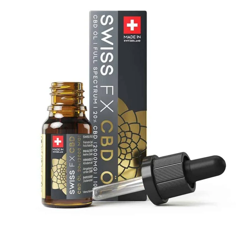 Swiss FX Vollspektrum CBD Öl 20 % – 10 ml Bio