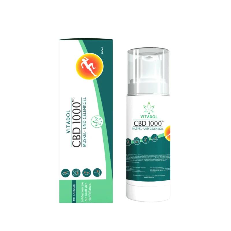 Vitadol CBD Gel 1.000 mg mit Menthol – 100 ml