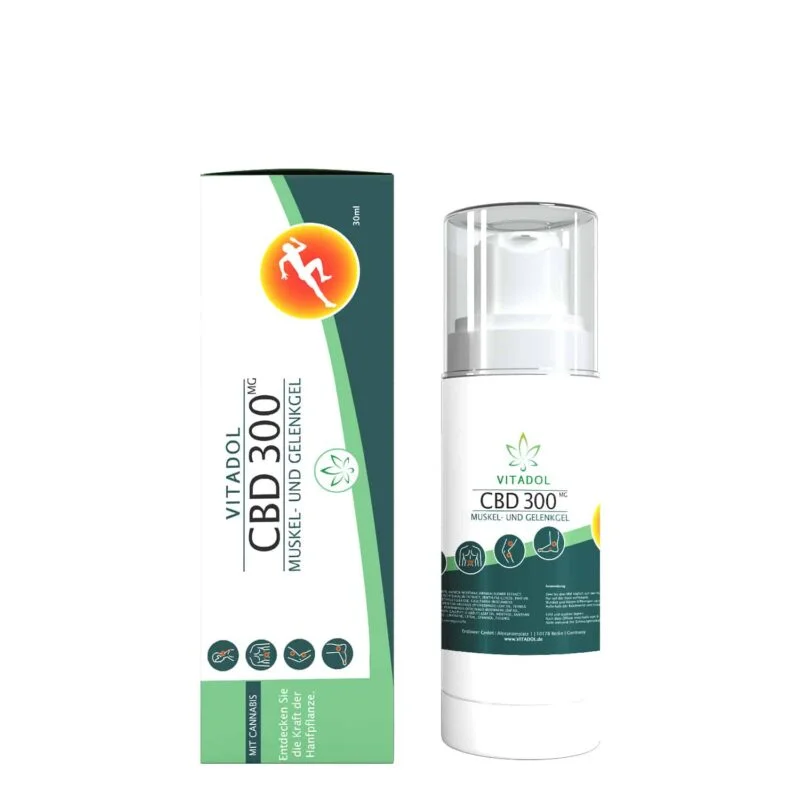 Vitadol CBD Gel 300 mg mit Menthol – 30 ml