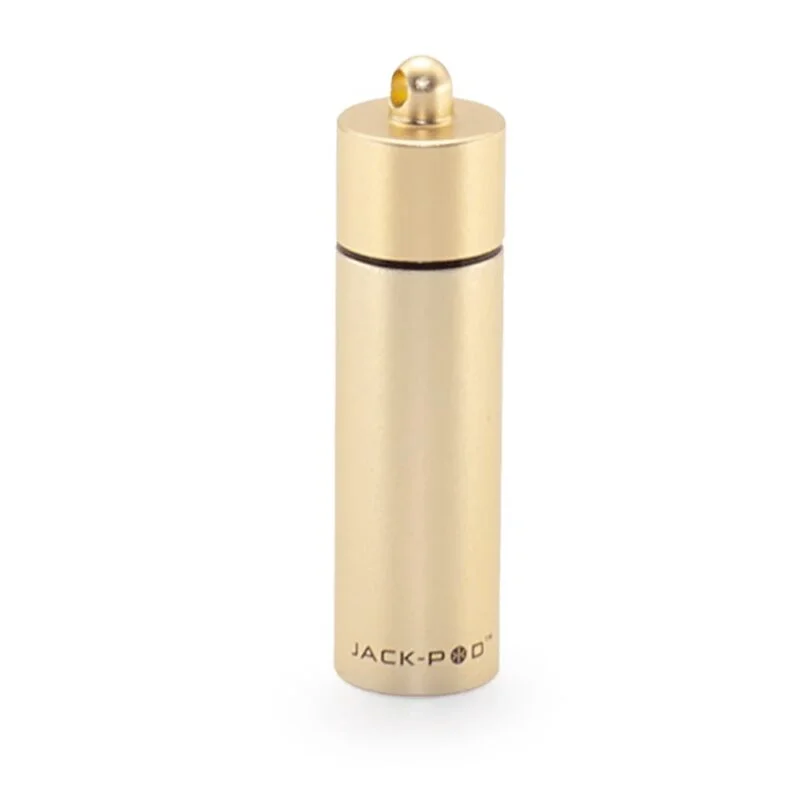 Weezy Stash Tube aus Aluminium – Gold