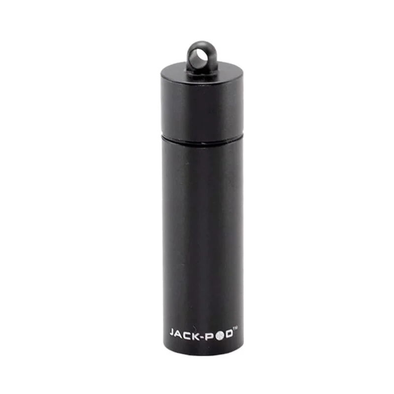 Weezy Stash Tube aus Aluminium – Schwarz