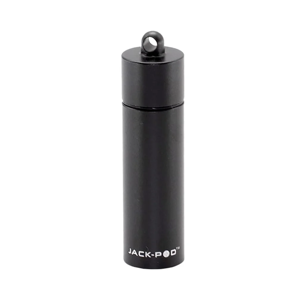 Weezy Stash Tube aus Aluminium – Schwarz