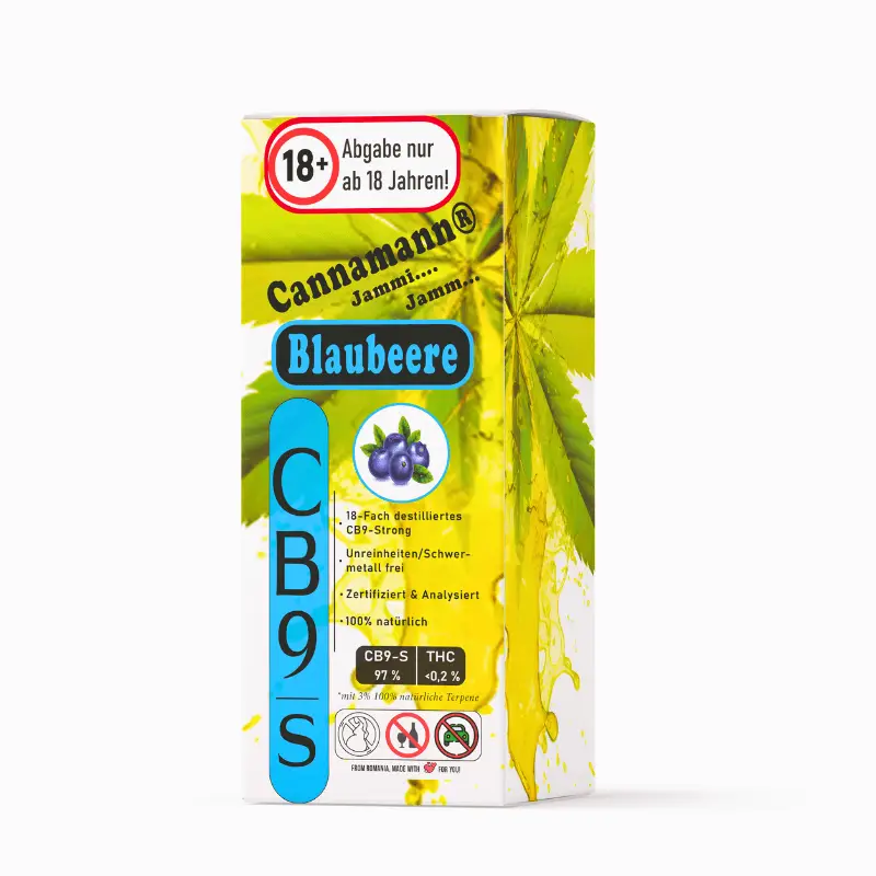 Blaubeere 97% CB9-Strong – 1ml Kartusche