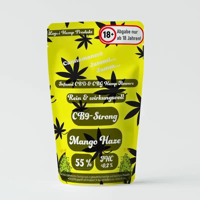 Mango Hase – 55% CB9-STRONG Blüten (EU-Nutz.H-In)