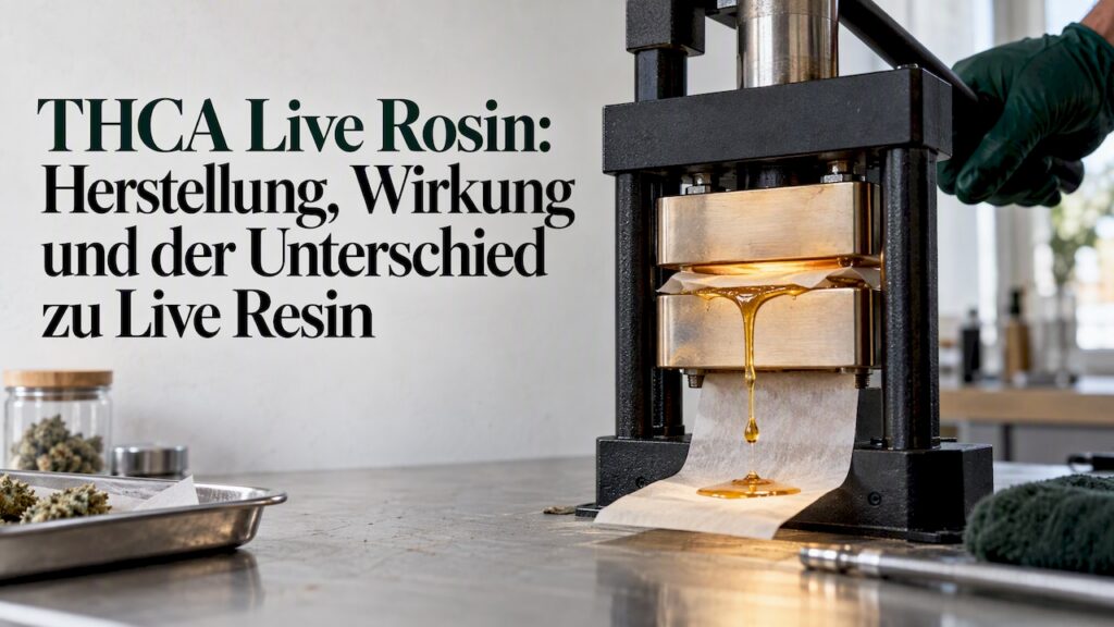 Die Rosin-Presse gewinnt Harz aus Pflanzenmaterial.