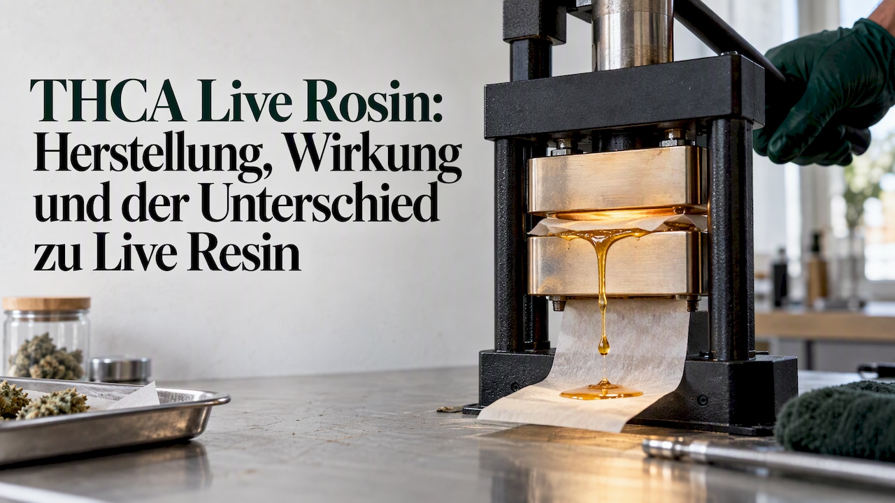 Die Rosin-Presse gewinnt Harz aus Pflanzenmaterial.