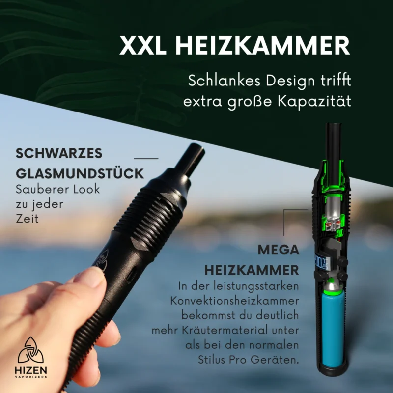 Hizen Stilus Pro Max Vaporizer für Kräuter – Ansicht 4