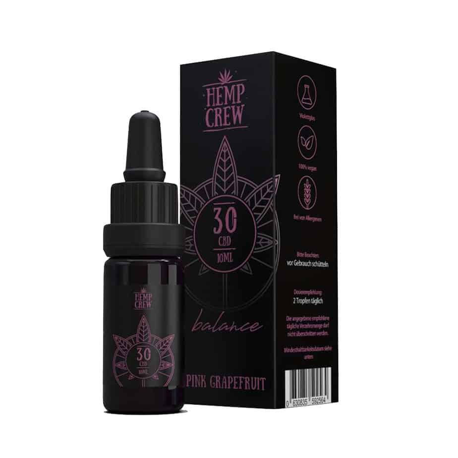 Hemp Crew BALANCE CBD Öl 30 % – Pink Grapefruit