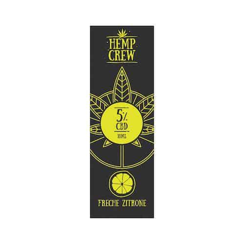 Hemp Crew Freche Zitrone CBD Öl 5 % – Vollspektrum