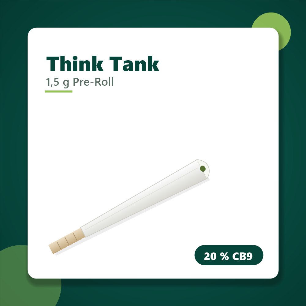 Think Tank CB9 Joint, 1,5 g Pre-Roll