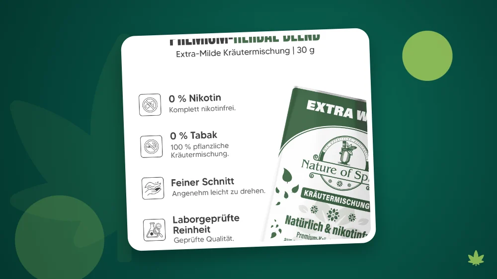 Nature of Spirit Kräutermischung Extra Weich