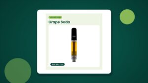 Grape Soda THCA Kartusche mit hochgereinigtem THCA-Destillat